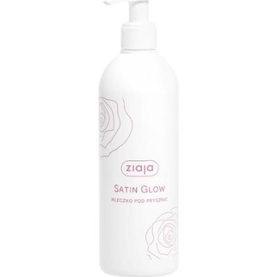 Ziaja Satin Glow Delikatne Mleczko Do Ciała Pod Prysznic Płatki Róży 390ml