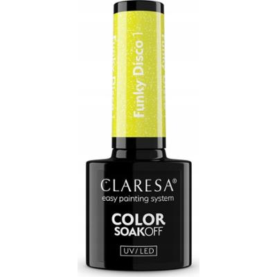 Claresa Lakier Hybrydowy Funky Disco 1 Yellow Groove 5g