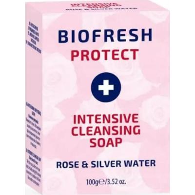 BioFresh Protect Naturalne Mydło w Kostce Do Rąk Woda Różana i Srebro 100g