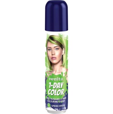Venita 1 Day Color Koloryzujący Spray Do Włosów Zielony 3 Spring Green 50ml