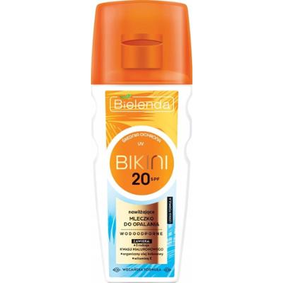Bielenda Bikini Nawilżające Wodoodporne Mleczko Do Opalania z SPF 20 175ml