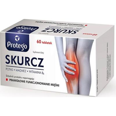 Protego Skurcz Suplement Diety Wsparcie Mięśni Magnez Potas 60 Tabletek