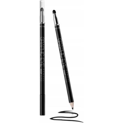 Revers Graphic Eye Deep Black Miękka Matowa Kredka Do Oczu z Gąbką Czarna