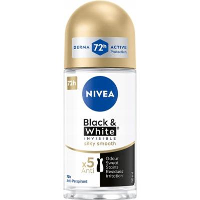 Nivea Black White Invisible Silky Smooth 72H Antyperspirant Damski 50ml
