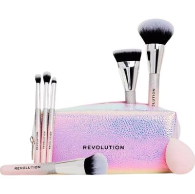 Revolution Glam Up Brush Set Zestaw Prezentowy Kosmetyczka Zestaw Pędzli