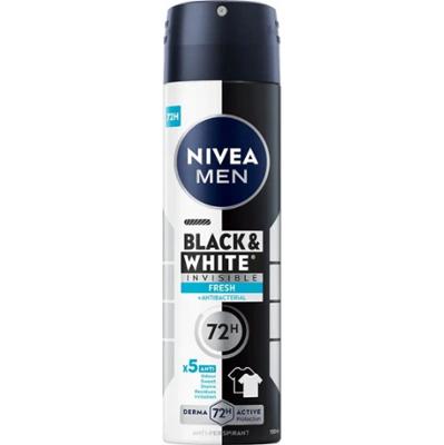 Nivea Men Black White Invisible Fresh 72H Antyperspirant Męski Spray 150ml