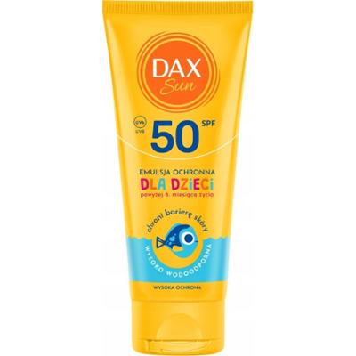 Dax Sun Ochronna Emulsja Do Opalania Dla Dzieci +6M SPF 50 D-pantenol 100ml