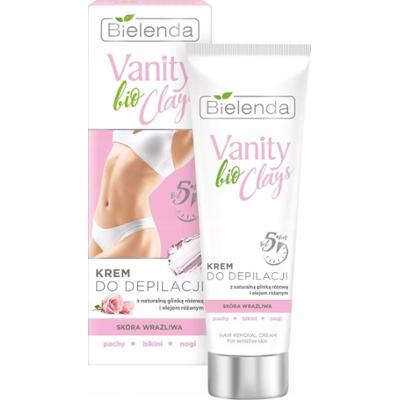 Bielenda Vanity Bio Clays Krem Do Depilacji Skóra Wrażliwa z Glinką 100ml