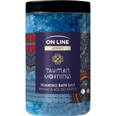 On Line Senses Tahitian Mornings Pieniąca Sól Do Kąpieli Makadamia 480g