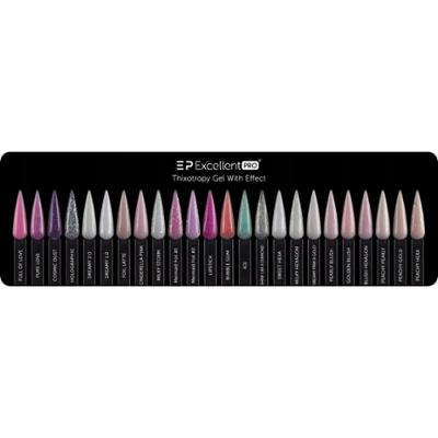 Excellent PRO Effect Budujący Żel Do Paznokci z Brokatem Unicorn Ice 50g