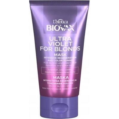 L'biotica Biovax Ultra Violet Mask Do Włosów Blond