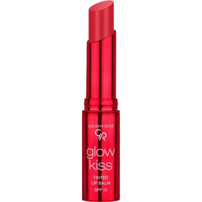 Golden Rose Glow Kiss Tinted Lip Balm Pomadka Do Ust SPF15 Strawberry 02