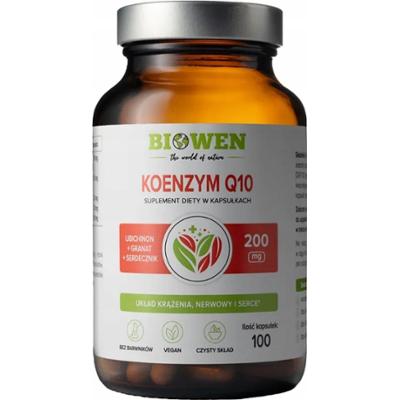Biowen Koenzym Q10 Ubichinon Suplement Diety Układ Krążenia 100 Kapsułek