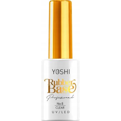 Yoshi Baza Kauczukowa Hybrydowa Rubber Base Clear Transparentna No 8 10ml