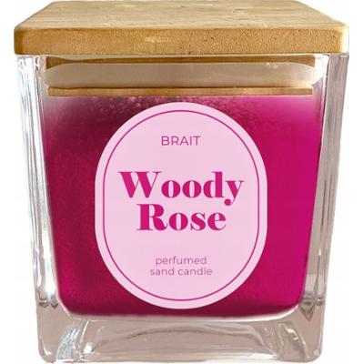 Brait Świeca Zapachowa Piaskowa Aromaterapia Woody Rose Drzewo Różane 130g