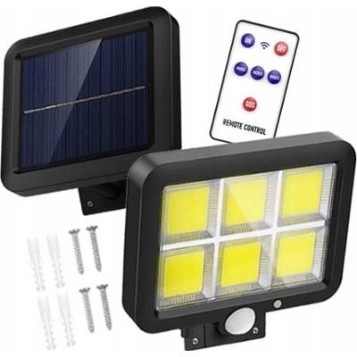 Lampa Solarna Halogenowa Czujnik Ruchu 100 LED + Pilot + Zestaw Montażowy SL-F120