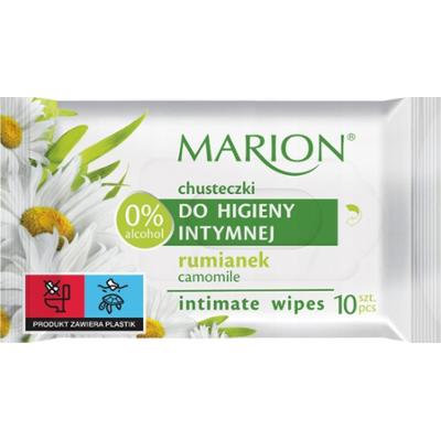 Marion Chusteczki Do Higieny Intymnej Rumianek Miód Kwas Mlekowy 10 sztuk