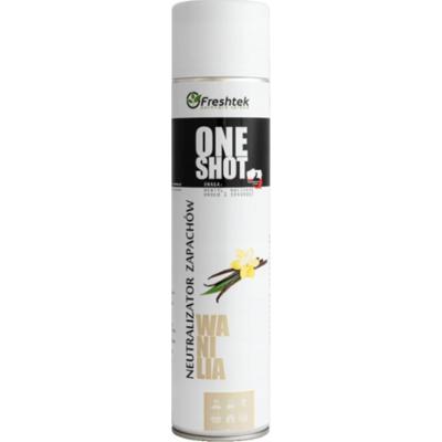 Freshtek One Shot Neutralizator Zapachów Odświeżacz Powietrza Wanilia 600ml