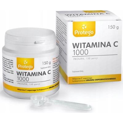 Protego Witamina C 1000 w Proszku Suplement Diety Układ Odpornościowy 150 g