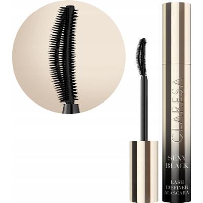 Claresa Sexy Black Mascara Pogrubiający Podkręcający Tusz Do Rzęs Czarny