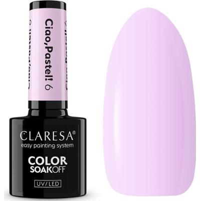 Claresa Lakier Hybrydowy Do Paznokci Pastelowy Lawendowy Ciao Pastel 6 5g