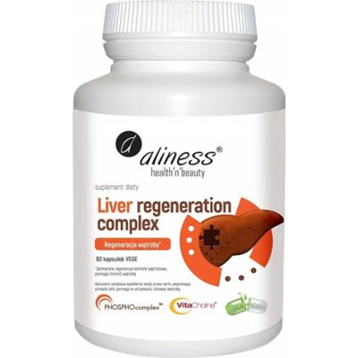 Aliness Liver Regeneration Complex Ostropest Plamisty Wątroba 90 Kapsułek