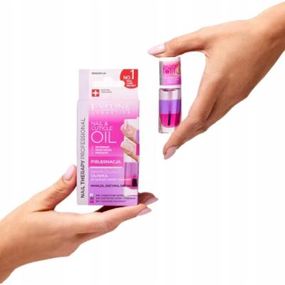 Eveline Nail Therapy Trójfazowa Nawilżająca Oliwka Do Skórek i Paznokci 8ml