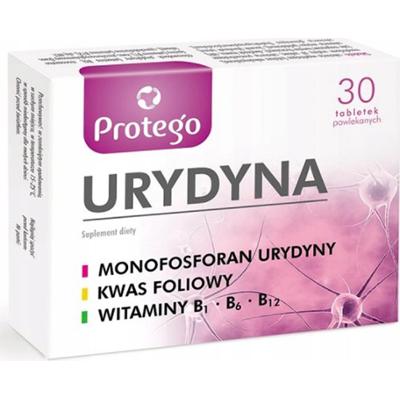 Protego Urydyna Suplement Diety Kwas Foliowy Układ Nerwowy 30 Tabletek