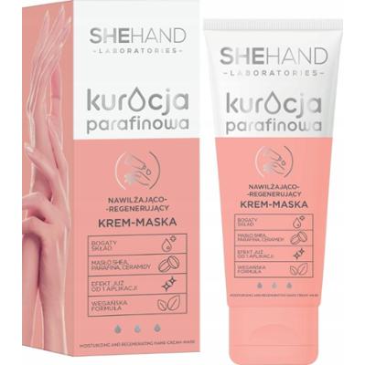 SheHand Kuracja Parafinowa Nawilżający Regenerujący Krem Maska Do Rąk 75ml