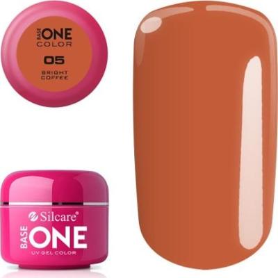 Silcare Base One Budujący Żel Do Paznokci Pomarańczowy 05 Bright Coffee 5g