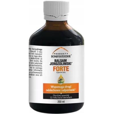 Bonifraterskie Balsam Jerozolimski Forte Odporność Witamina C Syrop 200ml