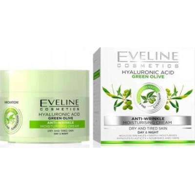 Eveline Krem Kwas Hialuronowy Zielona Oliwka Cera Sucha Zniszczona 50ml