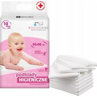 Bocioland Jednorazowe Podkłady Higieniczne Do Przewijania 60x90 10 Sztuk