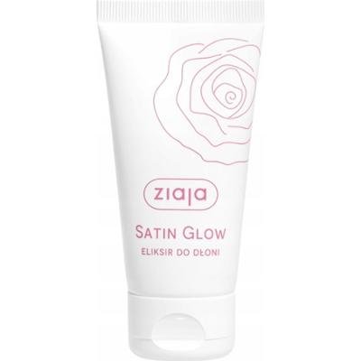 Ziaja Satin Glow Eliksir Do Dłoni Wygładzający Krem Do Rąk Płatki Róży 50ml