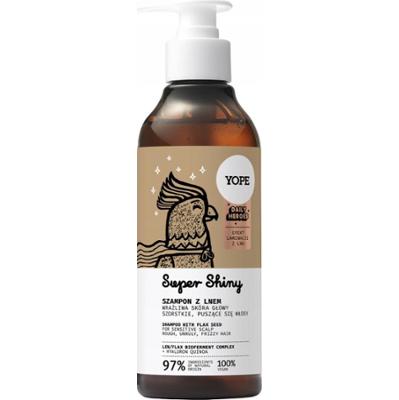 Yope Daily Heroes Szampon Do Włosów i Wrażliwej Skóry Len Super Shiny 300ml