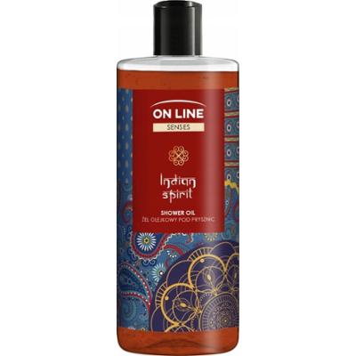 On Line Senses Indian Spirit Olejkowy Żel Pod Prysznic Woda Różana 500ml