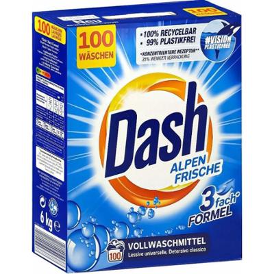 DASH Alpen Freische 3w1 Proszek Do Prania Uniwersalnego 100 Prań XXL 6kg