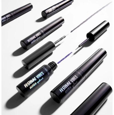 Claresa Festival Vibes Trwały Eyeliner Brokatowy Srebrny 01 Greyglow 4g