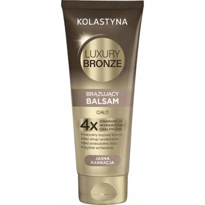 Kolastyna Luxury Bronze Brązujący Balsam Do Ciała Jasna Karnacja 200ml