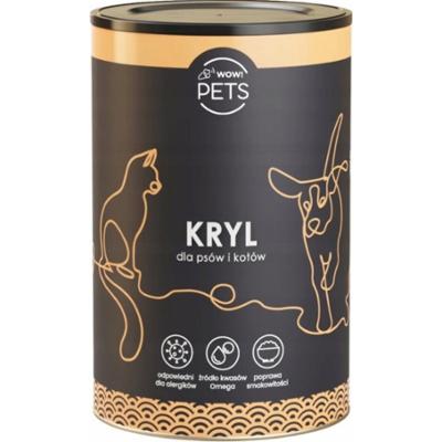 Wow Hau Mączka z Kryla Dla Psów i Kotów Źródło Kwasów Omega Witamin 130g