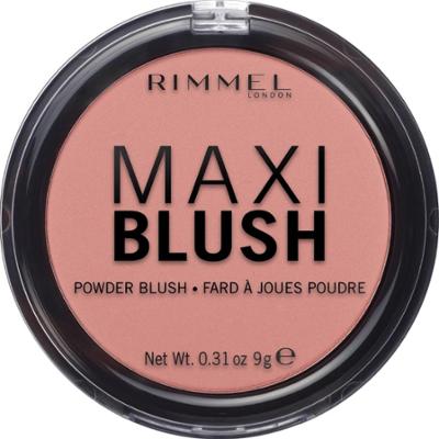Rimmel Maxi Blush Prasowany Róż Do Policzków Naturalny 006 Exposed 9g