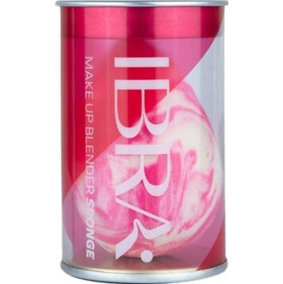 Ibra Makeup Blender Sponge Gąbeczka Gąbka Do Makijażu Marmurek Biało Różowy