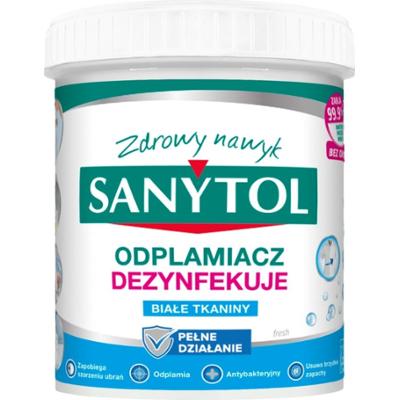 Sanytol Antybakteryjny Odplamiacz w Proszku Do Prania Białego Jasnego 450g