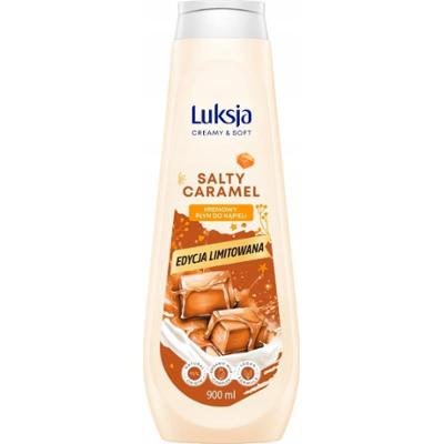 Luksja Creamy Soft Kremowy Płyn Do Kąpieli Aromatyczny Słony Karmel 900ml