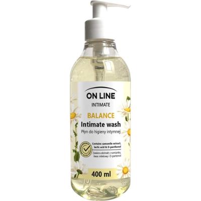 On Line Intimate Balance Płyn Do Higieny Intymnej Rumianek D-pantenol 400ml