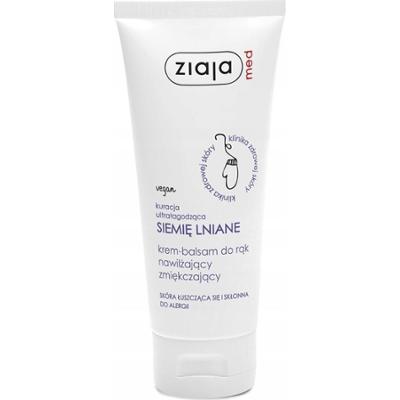 Ziaja Med Kuracja Ultrałagodząca Siemię Lniane Krem Do Rąk Nawilżający 100ml