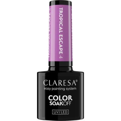 Claresa Lakier Hybrydowy Do Paznokci Tropical Escape 4 Fiolet Orchidea 5g