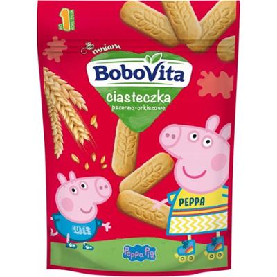 BoboVta Świnka Peppa Ciasteczka Pszenno Orkiszowe Po 1 Roku Życia 150g