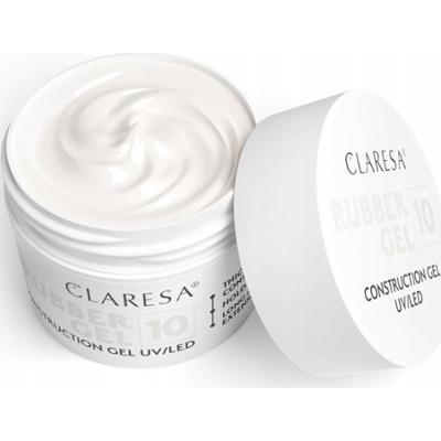 Claresa Rubber Gel Żel Konstrukcyjny Kauczukowy UV/LED 10 Mleczny Biały 12g