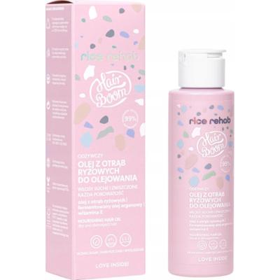 HairBoom Rice Rehab Odżywczy Olej Do Olejowania Włosów Otręby Ryżowe 100ml
